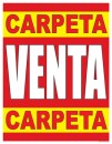 Carpeta Venta Carpeta SPANISH CARPET SALE Window Poster Sign 22x28